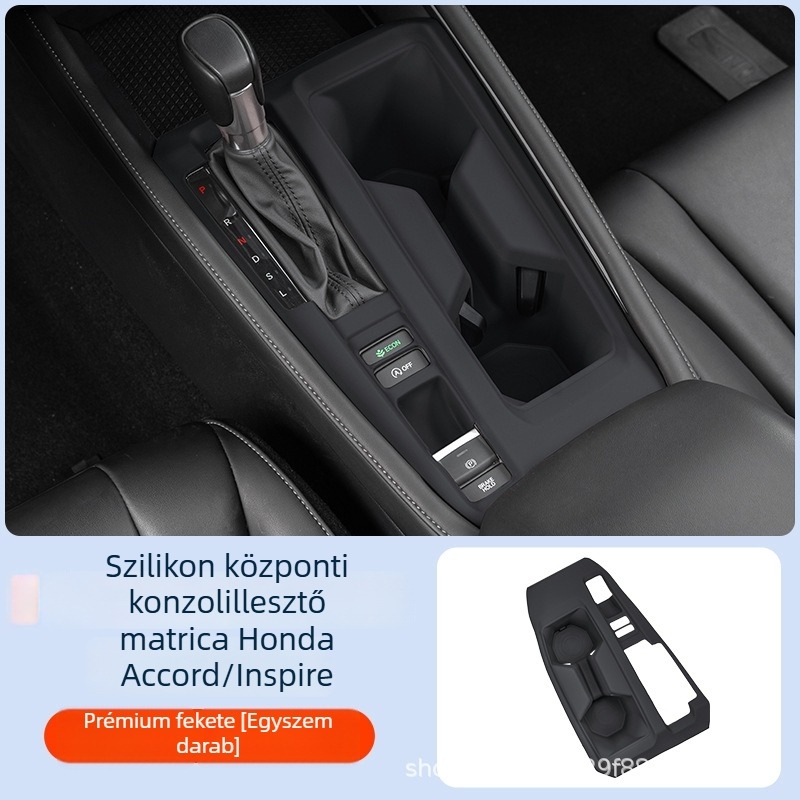 Honda Accord 11. generáció központi konzol szilikon sebességváltó panel védőpad integrált felemelő panellel
