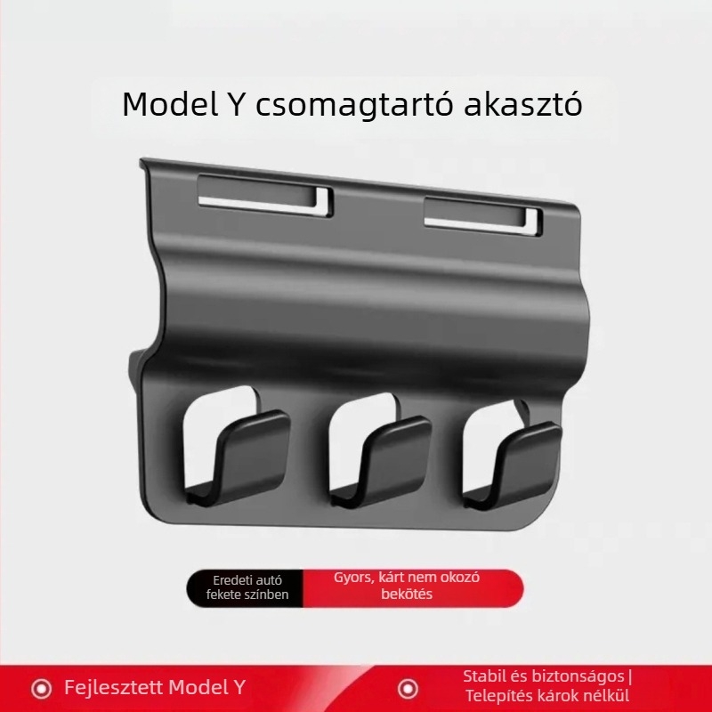 Tartó- és csomagtartó horog – Luotong nylon, ABS belső kiegészítő, modell 012, snap-on telepítés, autóoldali felhasználás