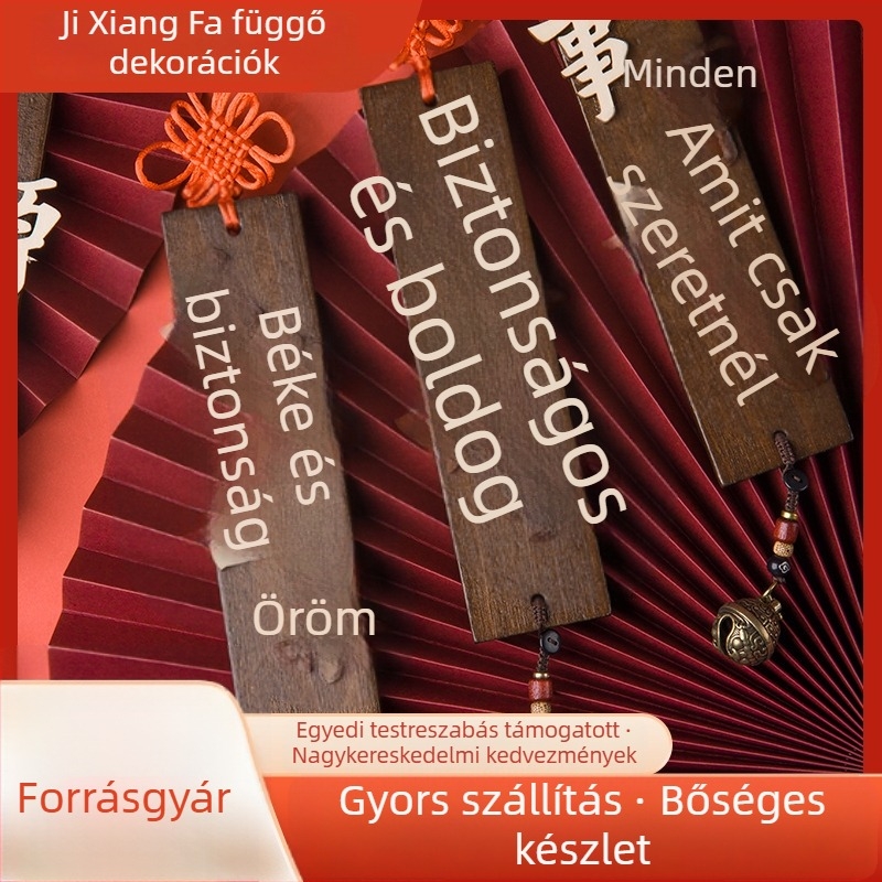 Ajtófüggő dekor – rézötvözet, minimalista stílus, Tang Lian márka; otthonra, irodára, templomoknak