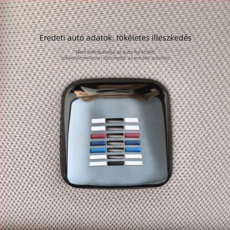 BMW mikrofonfémvédő – rozsdamentes acélból; Modell: BMW microphone metal cover; telepítés: ragasztó típus; testreszabás: igen; logó nyomtatása: igen