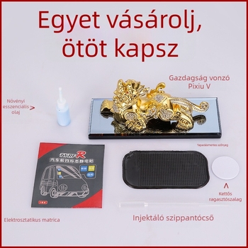 McLallen Pixiu Autós Parfüm Tartó — Dekoratív Ülésdísz, Testreszabható, Illat: Más