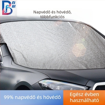 Autóhóvédő burkolat alumíniumfilmből, vastagított stílus, kártya-alapú szerelés, testreszabható, általános illeszkedés