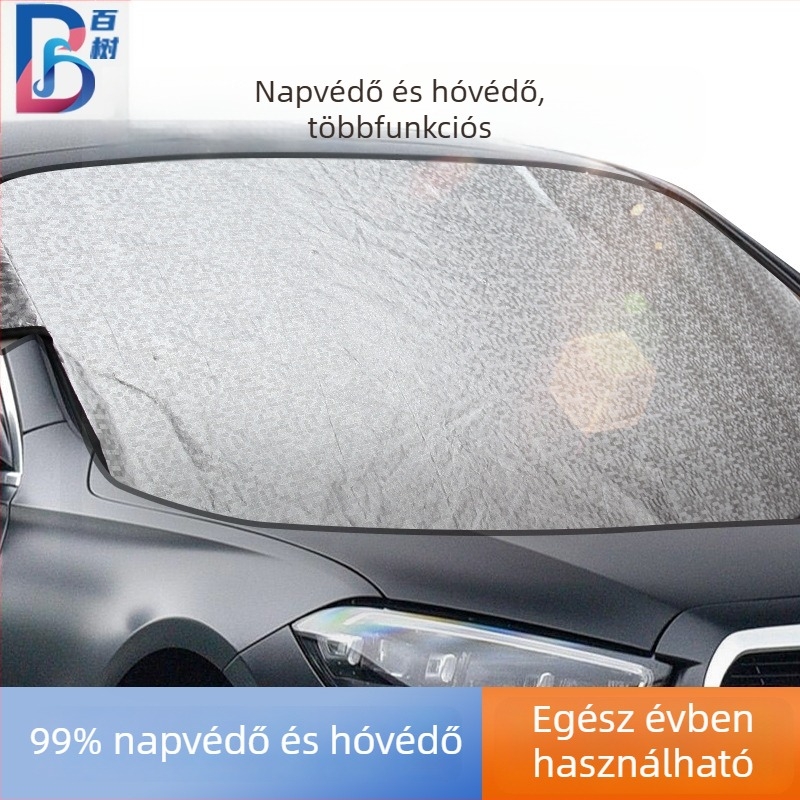 Autóhóvédő burkolat alumíniumfilmből, vastagított stílus, kártya-alapú szerelés, testreszabható, általános illeszkedés