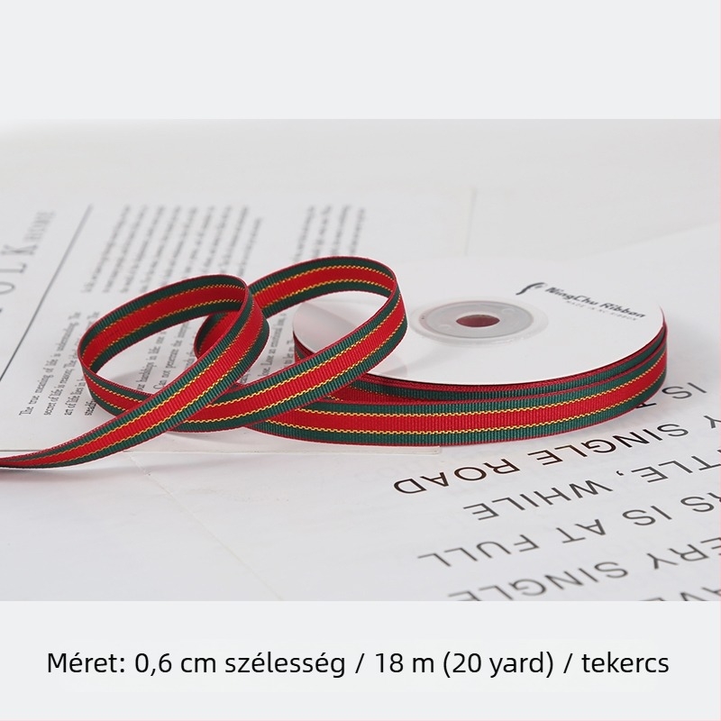 Poliészter bársony ajándékcsomagoló szalag – DIY dekoratív szalag, kézműves szalag, Termékkód F77T666798TJ87