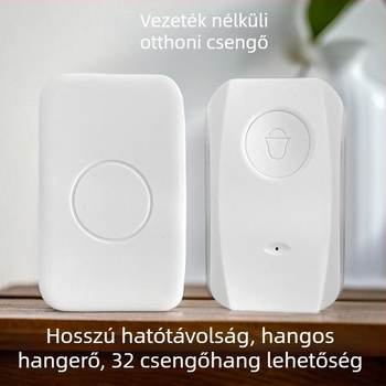 118-as típusú vezeték nélküli otthoni ajtócsengő, hosszú hatótávolság, nagy hangerő, idős személyeknek szóló hívóberendezés