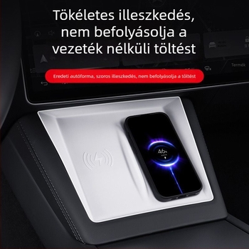 Tesla Model Y és Model 3 központi konzoljához belső fólia – ragasztóval történő telepítés, PP anyag