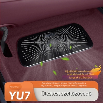 Autó légkivezető védőfedél – rozsdamentes acél, por- és dugulásmentes, testreszabható logóval