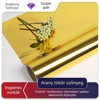 Puha tükrös falmatrica esküvői dekorációhoz, műanyag anyag, karton csomagolás, Xinghong Márka