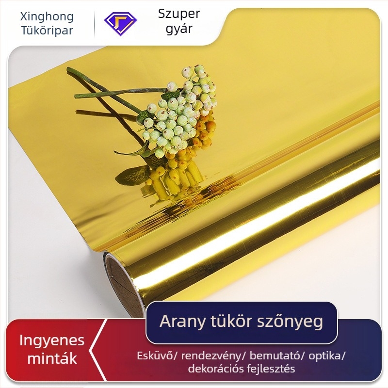 Puha tükrös falmatrica esküvői dekorációhoz, műanyag anyag, karton csomagolás, Xinghong Márka