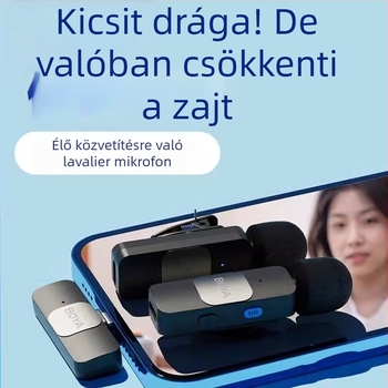 Boya BY-V10V20 Vezeték nélküli lavalier mikrofon mobil élő közvetítéshez