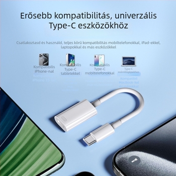 Type-C to Lightning adapter kábel Apple iPhone 15/16-höz