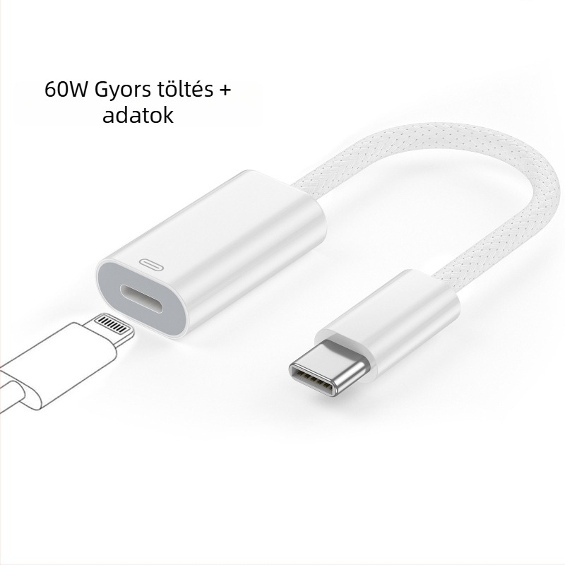 Type-C to Lightning adapter kábel Apple iPhone 15/16-höz