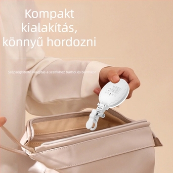 Mini LED lámpa a telefonhoz klipszelt — hordozható töltőfény, három színárnyalat, kézi használat, irodai/élő közvetítésre és selfie-re, 10W alatt