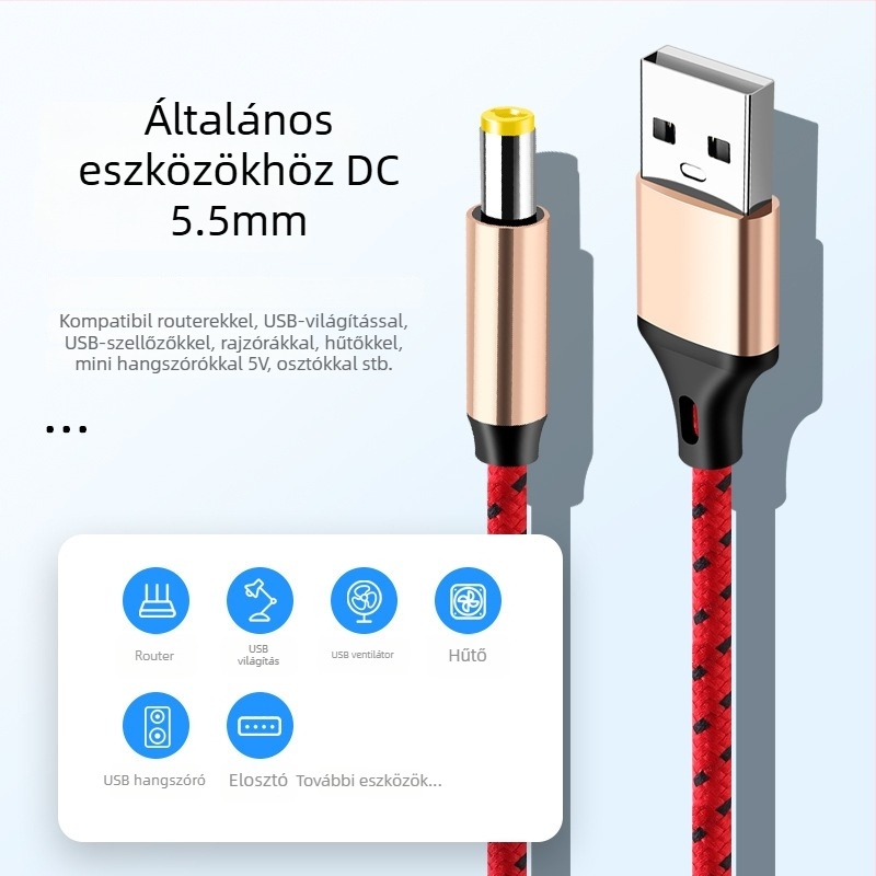 TYPE-C Dual Audio audiókábel, kötött nejlon burkolat, rézmag, kompatibilis 3,5 mm eszközökhöz