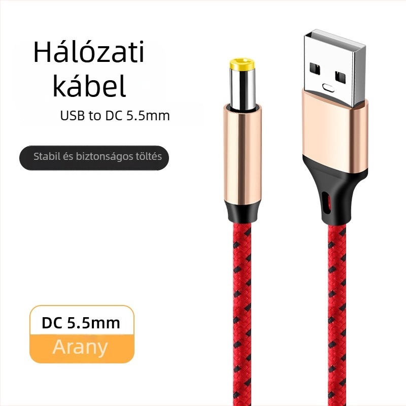 TYPE-C Dual Audio audiókábel, kötött nejlon burkolat, rézmag, kompatibilis 3,5 mm eszközökhöz