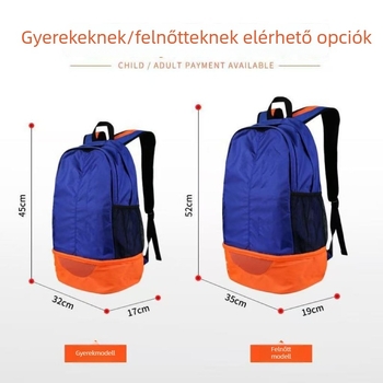 Uniszex sporttáska cipőrekesszel — nagy kapacitású nylon, légáteresztő, antibakteriális, bővíthető, kosárlabda, futball és tenis számára