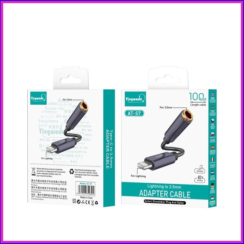 Type-C 3,5 mm DAC fülhallgató adapter mobiltelefonokhoz