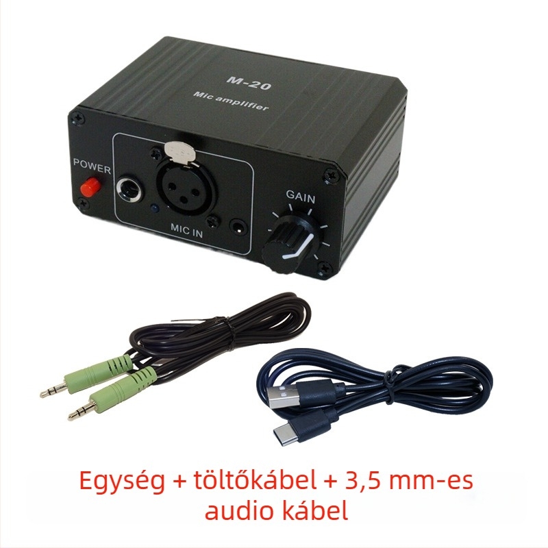 Rhythm Imagination M-20 Audió felület 48V fantomtáp kondenzátor- és dinamikus mikrofonokhoz