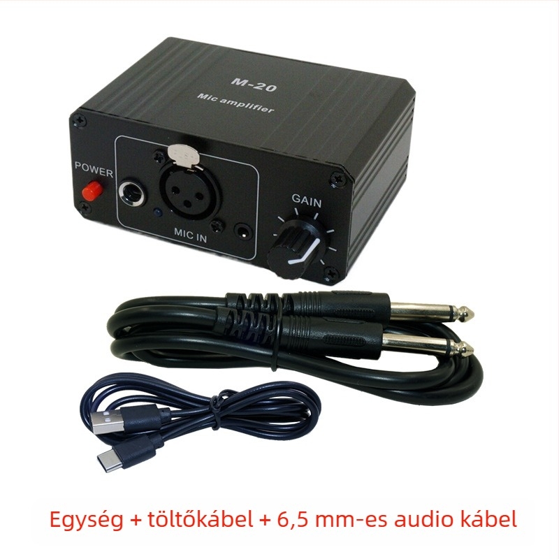 Rhythm Imagination M-20 Audió felület 48V fantomtáp kondenzátor- és dinamikus mikrofonokhoz