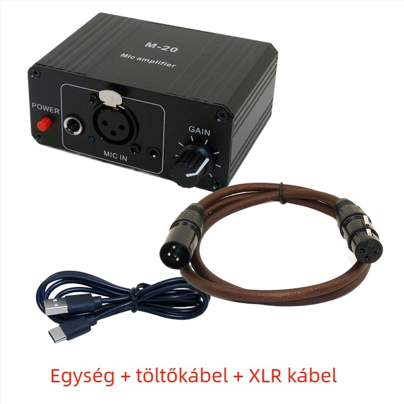 Rhythm Imagination M-20 Audió felület 48V fantomtáp kondenzátor- és dinamikus mikrofonokhoz