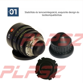 PL mount hátsó objektívcap porvédő és csúszásmentes tömítőgyűrűvel