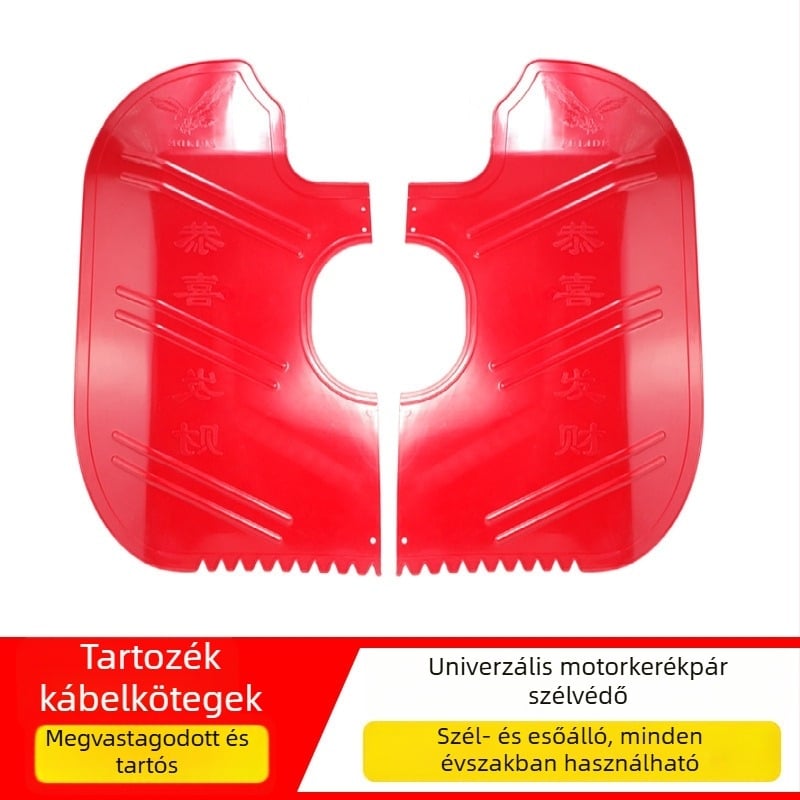 Motorkerékpár első sárvédő szélvédő — Kiegészítő, Kopásálló, Szélvédelmi védelem