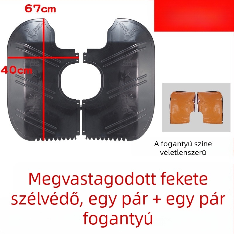 Motorkerékpár első sárvédő szélvédő — Kiegészítő, Kopásálló, Szélvédelmi védelem