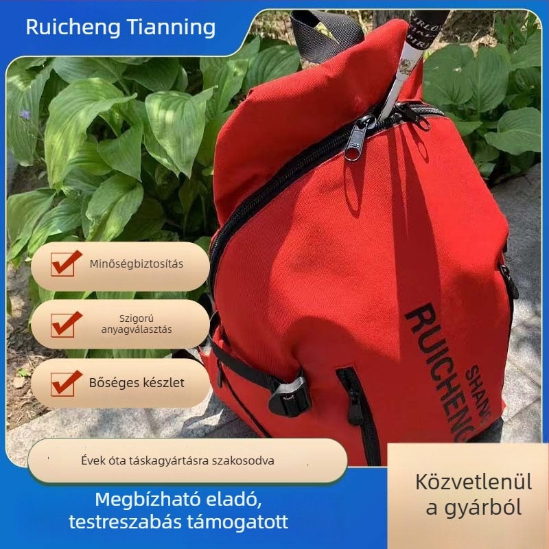 Sokoldalú sporthátizsák futballhoz, túrázáshoz és kempingezéshez, egyetemisták utazáshoz