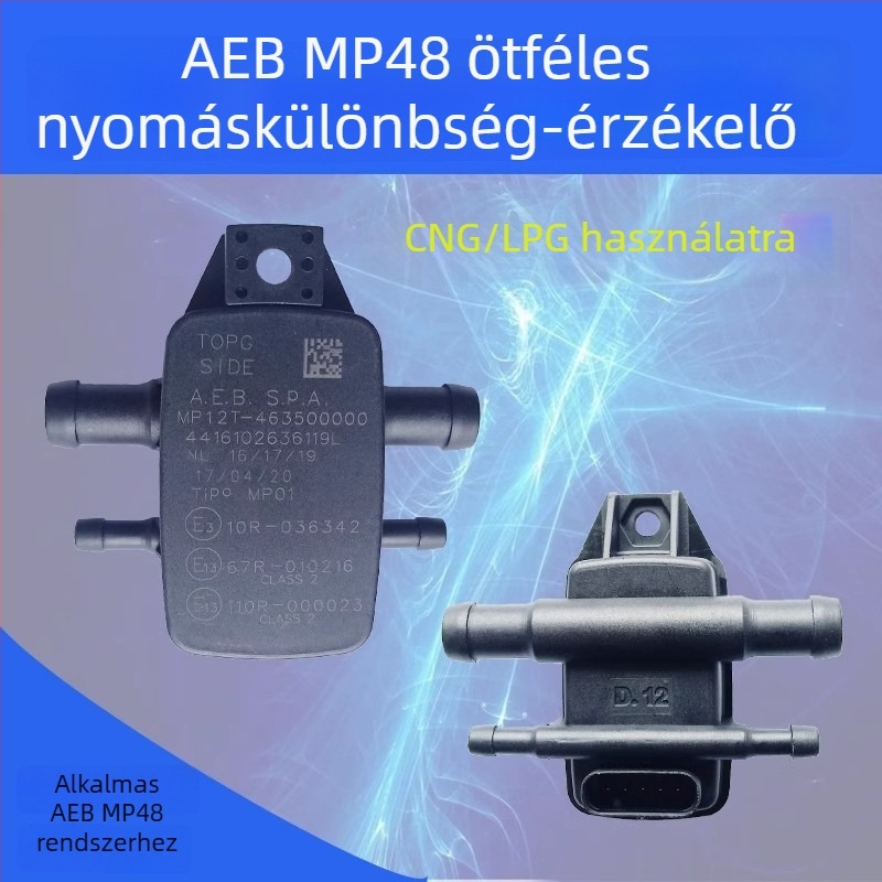 Differenciális nyomásérzékelő LPG/CNG jármű gázrendszeréhez, modell D06 AC300, 4 vezető / 5 vezető