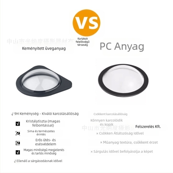 Elülső kamera edzett üvegből készült védőburkolat Tesla Model Y/YL és a frissített Model 3-hoz — szél- és porálló, OEM feldolgozás