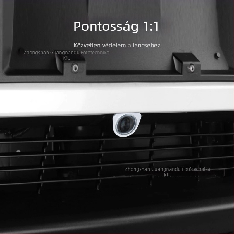 Elülső kamera edzett üvegből készült védőburkolat Tesla Model Y/YL és a frissített Model 3-hoz — szél- és porálló, OEM feldolgozás