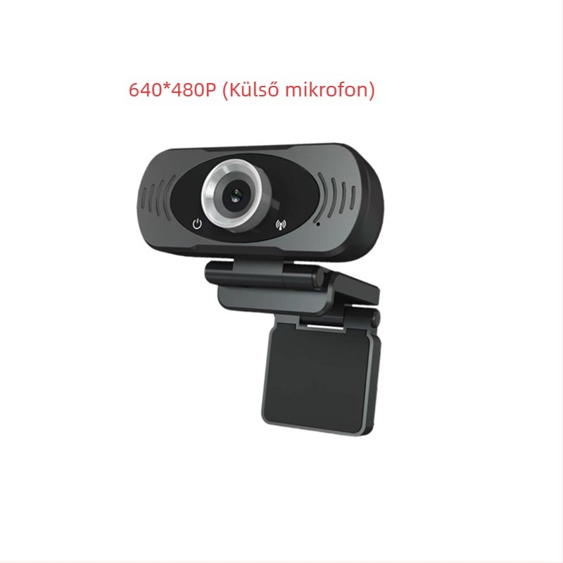 HD USB webkamera beépített mikrofonnal, 2 MP szenzor, 1600x1200 felbontás, 30 FPS, USB 2.0, asztali számítógépekhez és notebookokhoz