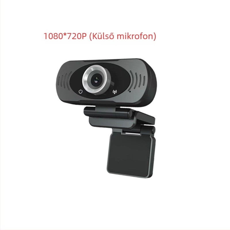 HD USB webkamera beépített mikrofonnal, 2 MP szenzor, 1600x1200 felbontás, 30 FPS, USB 2.0, asztali számítógépekhez és notebookokhoz