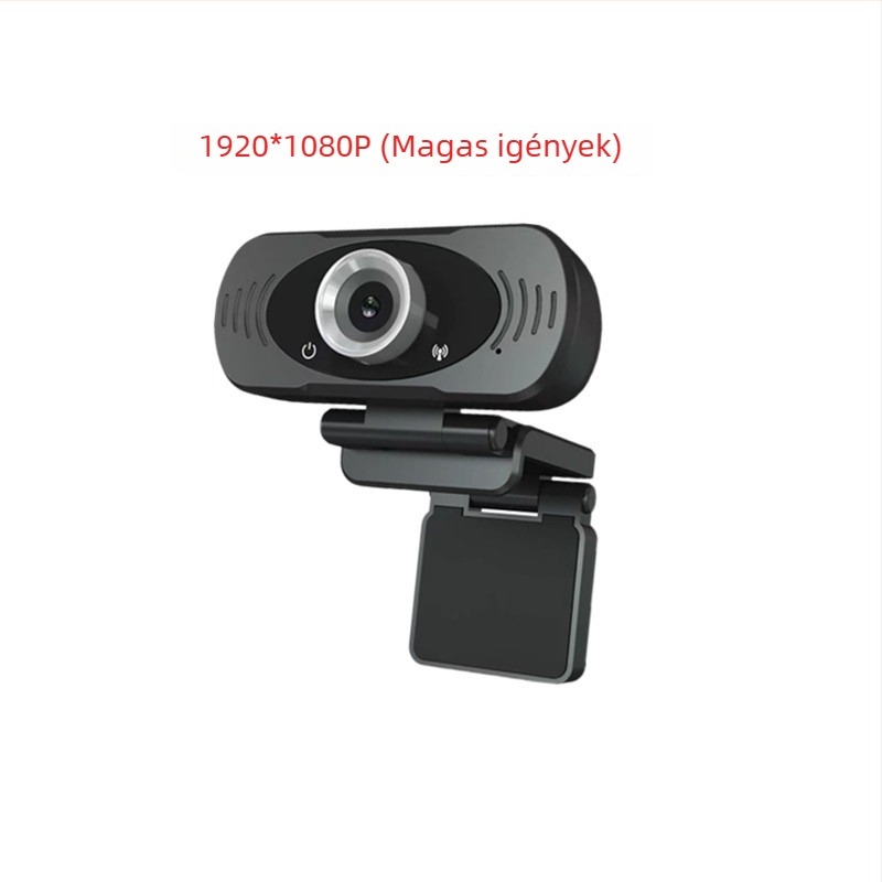 HD USB webkamera beépített mikrofonnal, 2 MP szenzor, 1600x1200 felbontás, 30 FPS, USB 2.0, asztali számítógépekhez és notebookokhoz