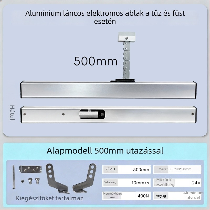 Tuozhida ablaknyitó, alumíniumötvözet, modern minimalista stílus, ablakokhoz