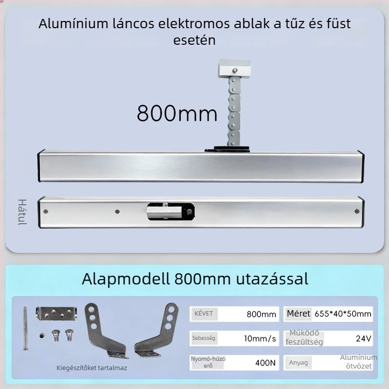 Tuozhida ablaknyitó, alumíniumötvözet, modern minimalista stílus, ablakokhoz