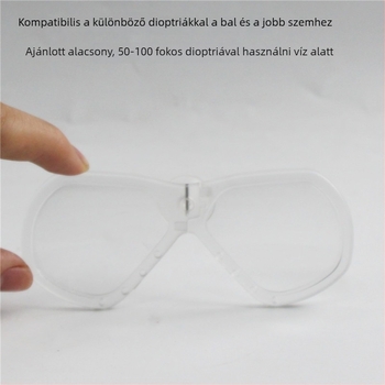 Myopia dioptriás sznorkelmaszk száraz felső csővel