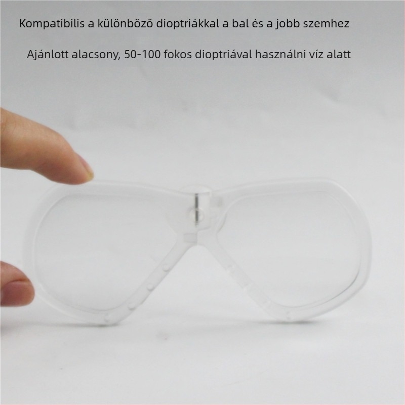 Myopia dioptriás sznorkelmaszk száraz felső csővel