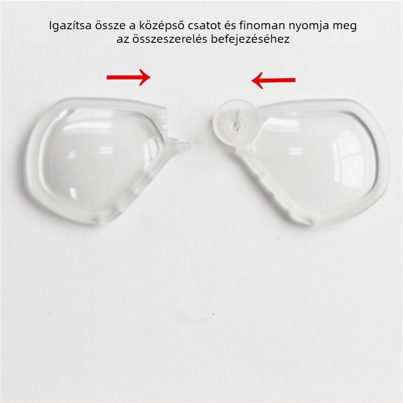 Myopia dioptriás sznorkelmaszk száraz felső csővel