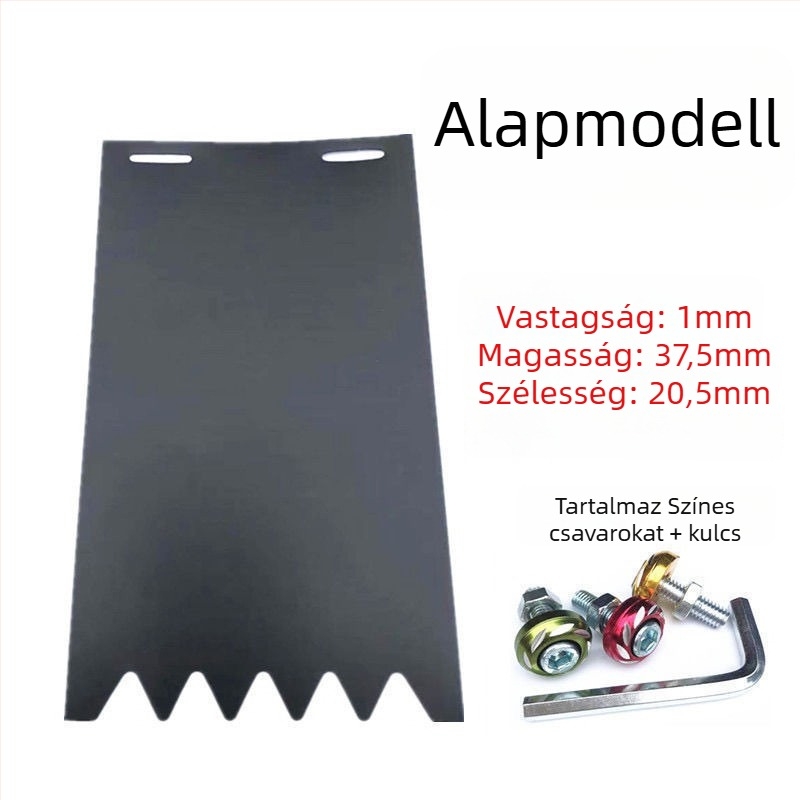 Hátsó kerék sárvédő, univerzális, szélesített és megvastított, motorkerékpárokhoz, elektromos járművekhez és háromkerekűekhez