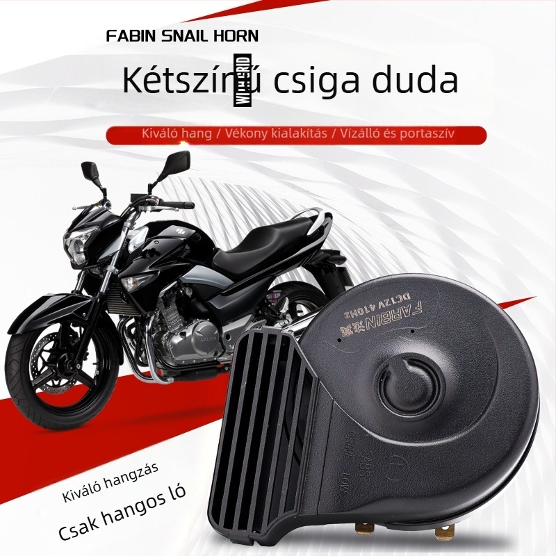 Fabin autókürt 12V motorkerékpárhoz és robogóhoz