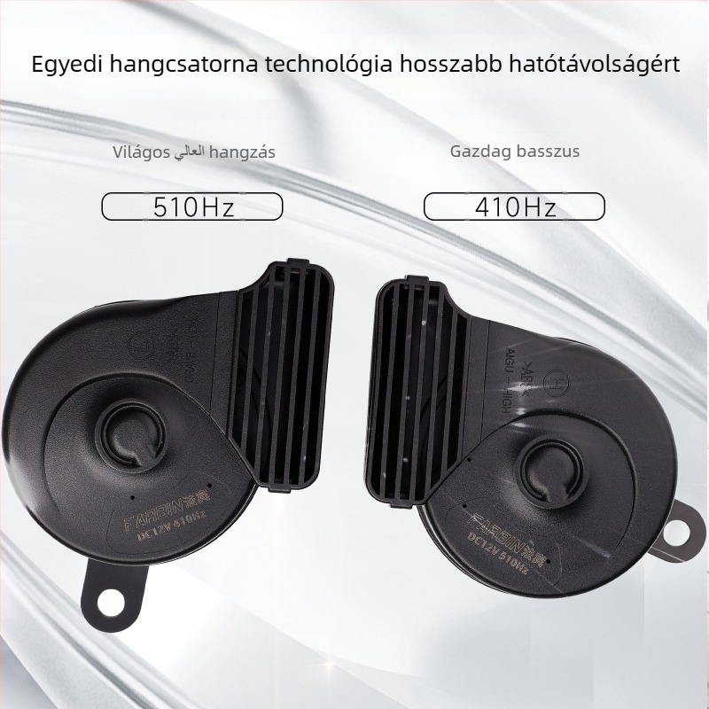 Fabin autókürt 12V motorkerékpárhoz és robogóhoz