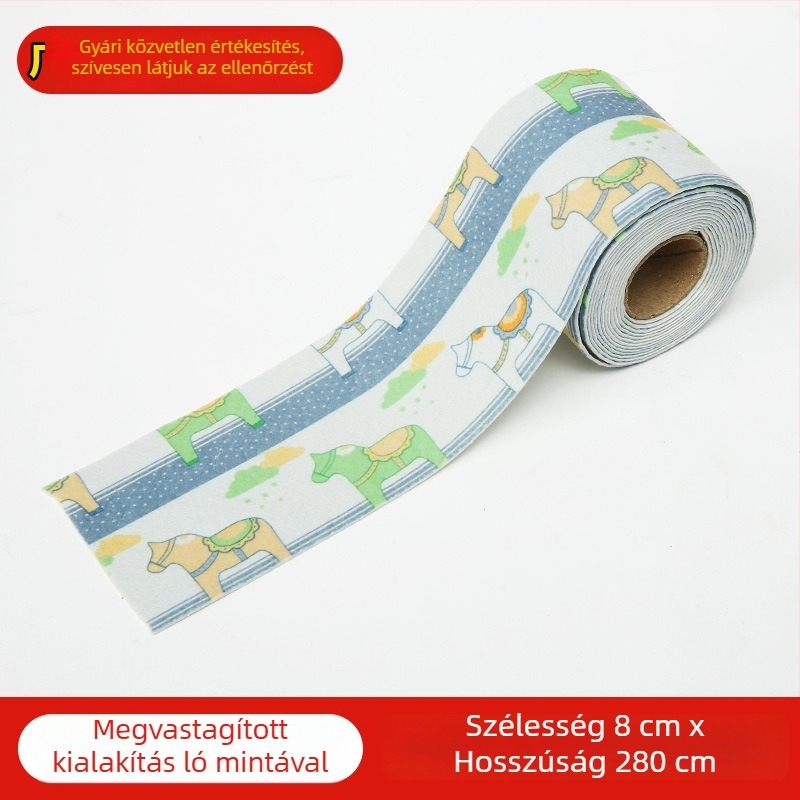 Téli ablak kondenzáció-abszorber matrica – üveghez, rajzfilm motívummal
