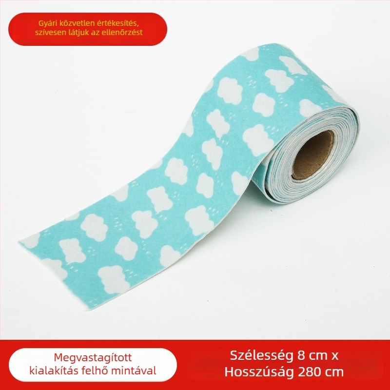 Téli ablak kondenzáció-abszorber matrica – üveghez, rajzfilm motívummal