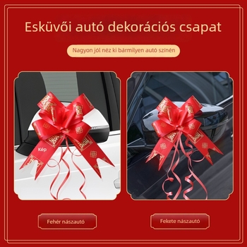 Esküvői lépcsőkorlátra szánt girland — Royal Star, műanyag, helyszíni dekorációs rekvizit, szalag, alkalmas esküvőkre