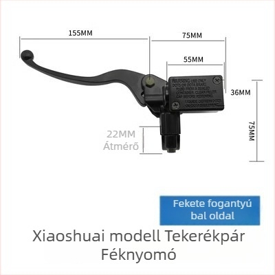 Mogelon fékpumpa pedálos motorhoz és elektromos járműhöz — hidraulikus elöl-hátul tárcsafék rendszer, alumíniumötvözet, 48V