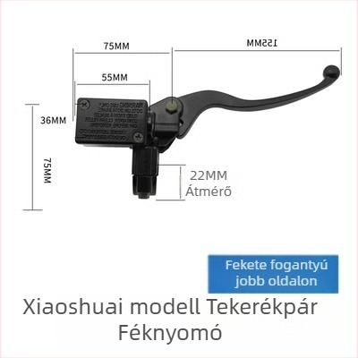 Mogelon fékpumpa pedálos motorhoz és elektromos járműhöz — hidraulikus elöl-hátul tárcsafék rendszer, alumíniumötvözet, 48V