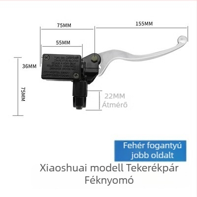 Mogelon fékpumpa pedálos motorhoz és elektromos járműhöz — hidraulikus elöl-hátul tárcsafék rendszer, alumíniumötvözet, 48V