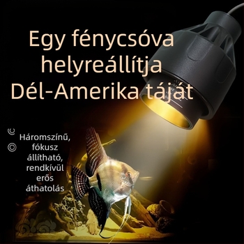 Akvárium LED világítás Dél-Amerikai tájképekhez és vízi növények növekedéséhez – ötvözet, 8/12W