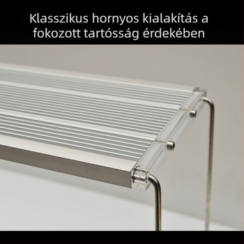 Teljes spektrumú akváriumi növény LED-lámpa tartóval, 12W